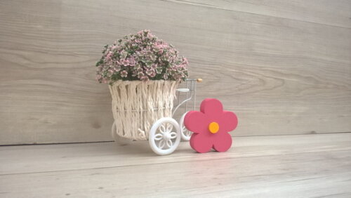 Flor de mesa em mdf