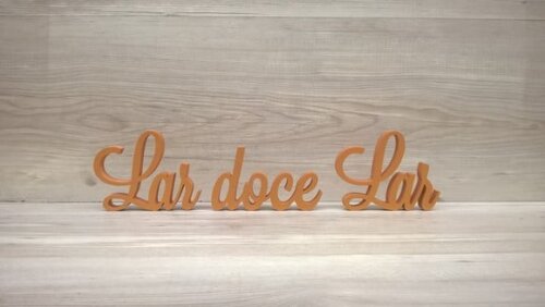 Frase decorativa Lar doce Lar Modelo LS