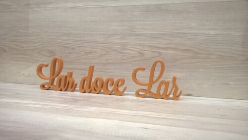 Frase decorativa Lar doce Lar Modelo LS