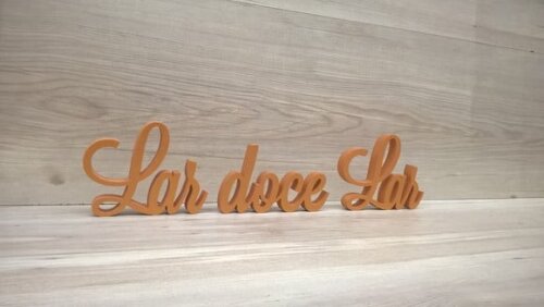 Frase decorativa Lar doce Lar Modelo LS