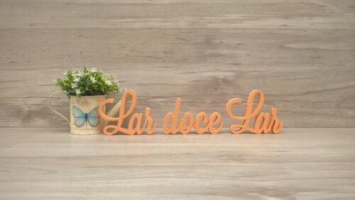 Frase decorativa Lar doce Lar Modelo LS