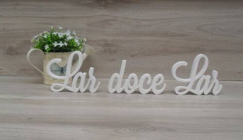 Frase decorativa Lar doce Lar Modelo LS