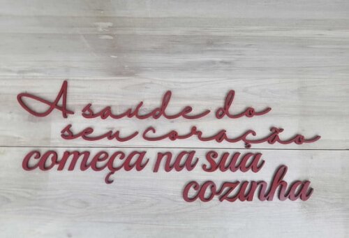 Frase Parede Personalizada - Decor Cozinha