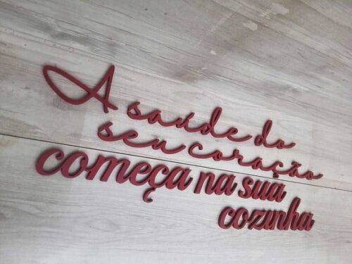 Frase Parede Personalizada - Decor Cozinha