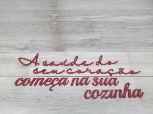 Frase Parede Personalizada - Decor Cozinha