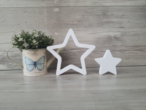 Kit Estrelas de Mesa - 15 e 8 cm