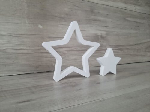 Kit Estrelas de Mesa - 15 e 8 cm