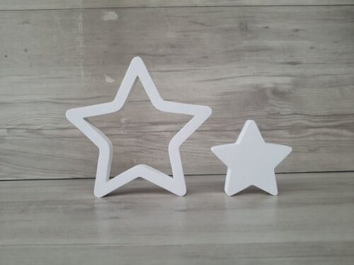 Kit Estrelas de Mesa - 15 e 8 cm