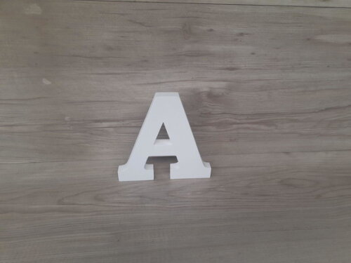 Letra em mdf - Modelo Bk - 15 cm