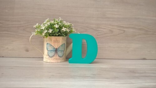 Letra Em Mdf - Modelo Cb - 10 Cm
