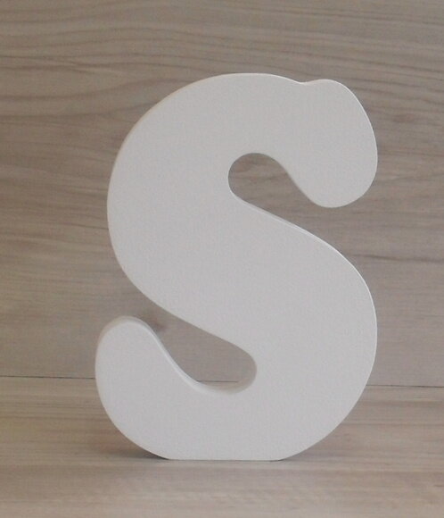 Letra Em Mdf - Modelo Cb - 12 Cm