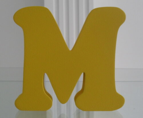 Letra Em Mdf - Modelo Cb - 15 Cm