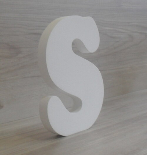 Letra Em Mdf - Modelo Cb - 12 Cm