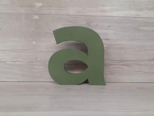 Letra em mdf para Mesa - Linha Minúsculas - 20 cm