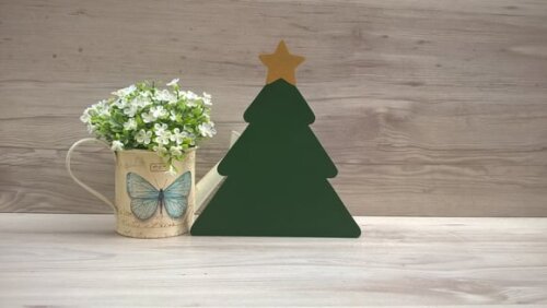 Lousa de Mesa Árvore de Natal