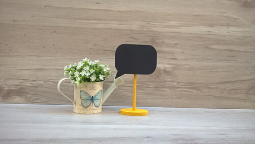 Lousa de Mesa Balão de Fala