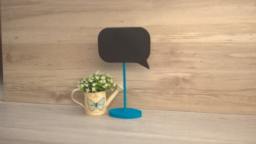 Lousa de Mesa Balão de Fala G