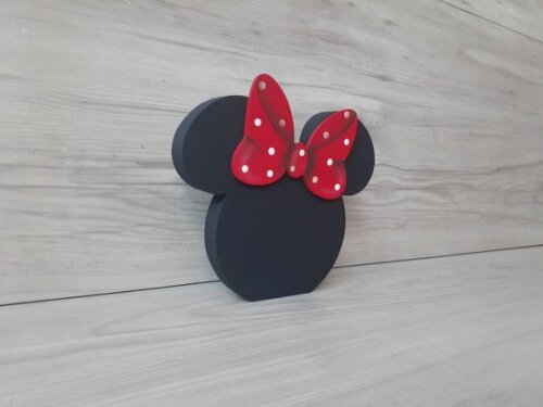 Lousa de mesa Minnie - tamanho P