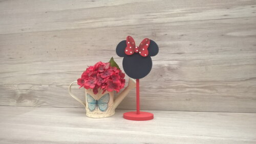 Lousa de mesa Minnie - com base