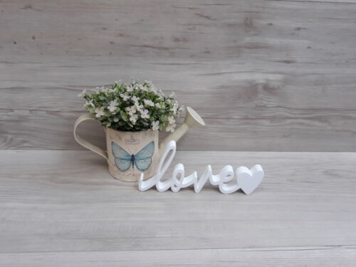 love coração - lettering em mdf