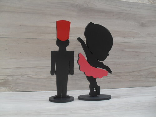 Lousa Soldadinho de Chumbo e Bailarina
