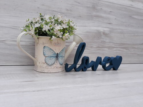 love coração - lettering em mdf