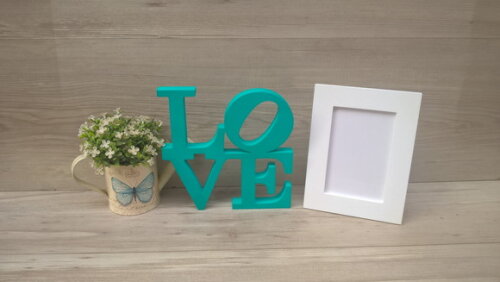 Love Ny - 20 Cm + Porta Retrato Para Foto 10 X 15 Cm