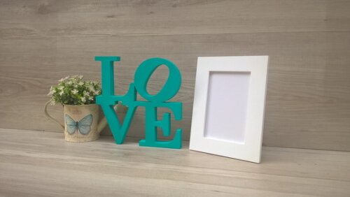 Love Ny - 20 Cm + Porta Retrato Para Foto 10 X 15 Cm