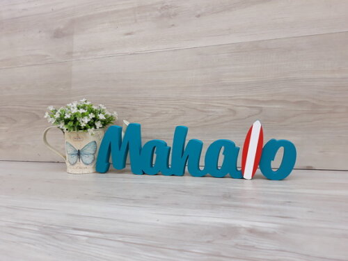 Mahalo com Prancha de Surf