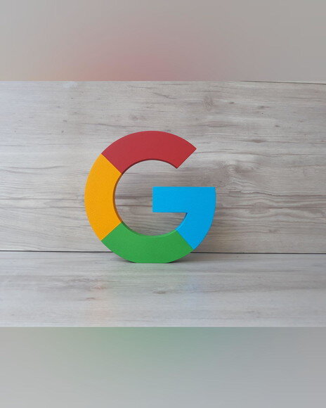 Mídias Sociais - Simbolo Google - mdf - 12 cm