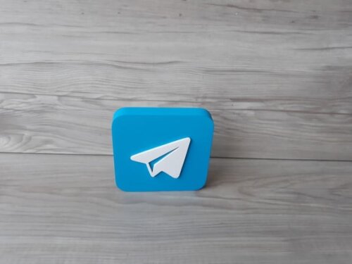 Mídias Sociais - Simbolo Telegram - mdf