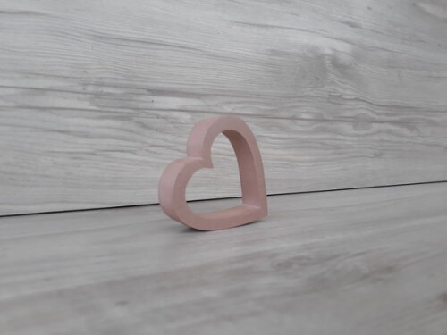 Miniatura Coração Vazado - rose gold