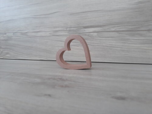 Miniatura Coração Vazado - rose gold