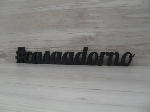 Nome de Mesa em mdf - #casadorno - 8 cm - Linha Lb