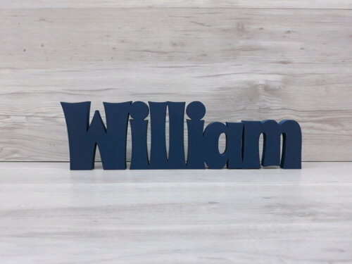 Nome de Mesa em mdf - Linha Sr - William 10 cm