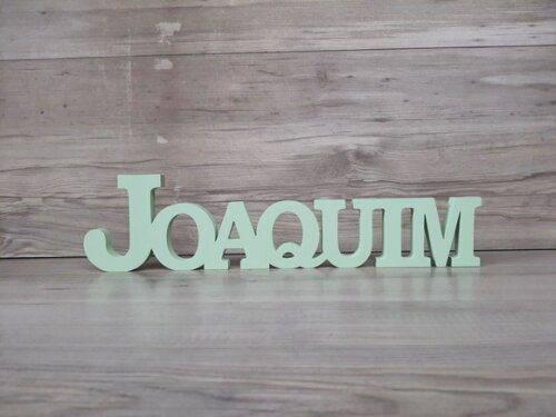Nome de Mesa em mdf - Mod Bk - Joaquim 10 cm