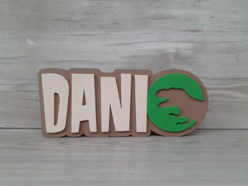 Nome De Mesa Jurassic Park - Dani - 10 Cm