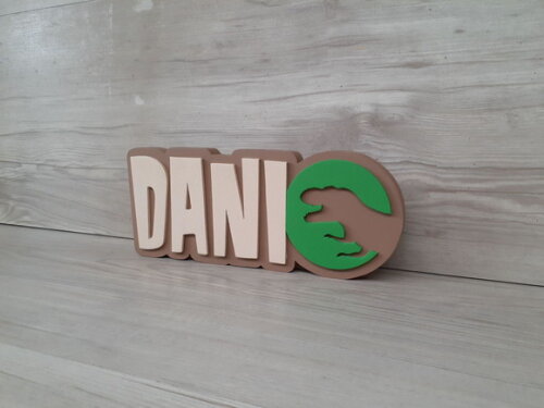 Nome De Mesa Jurassic Park - Dani - 10 Cm