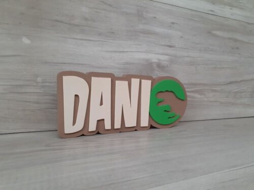 Nome De Mesa Jurassic Park - Dani - 10 Cm