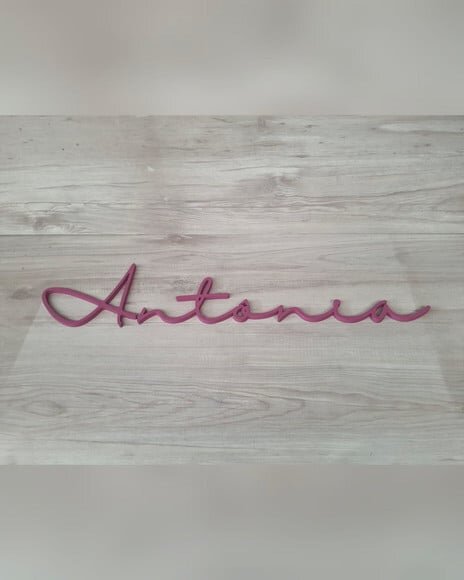 Nome de Parede Personalizado em mdf - Antônia