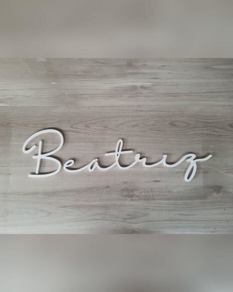 Nome de Parede Personalizado em mdf - Beatriz
