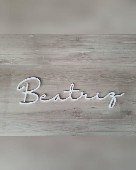 Nome de Parede Personalizado em mdf - Beatriz