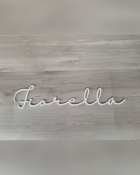 Nome de Parede Personalizado em mdf - Fiorella