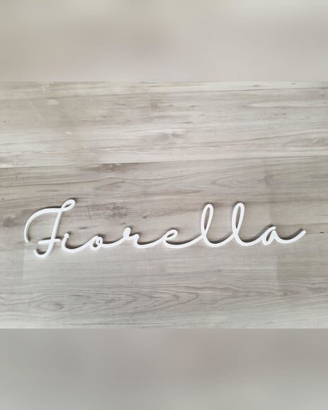 Nome de Parede Personalizado em mdf - Fiorella