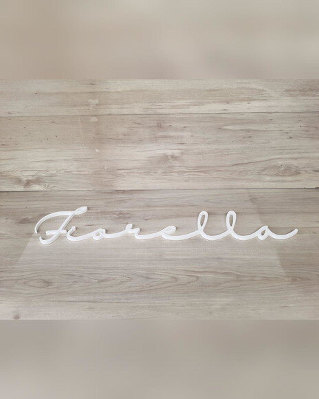 Nome de Parede Personalizado em mdf - Fiorella