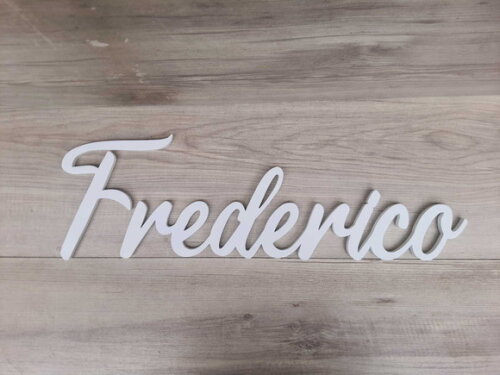 Nome de Parede Personalizado em mdf - Frederico - 16 cm