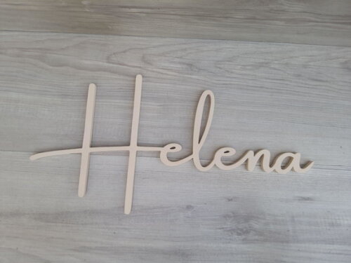 Nome de Parede Personalizado em mdf - Helena - 20 cm