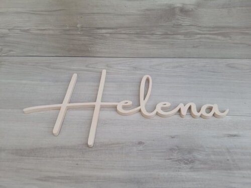 Nome de Parede Personalizado em mdf - Helena - 20 cm