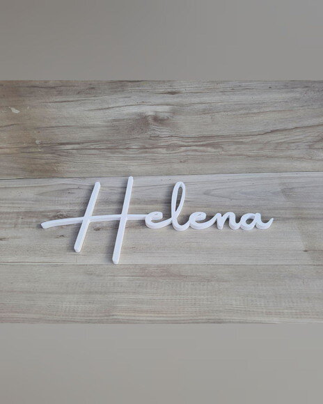 Nome de Parede Personalizado em mdf - Helena - 20 cm