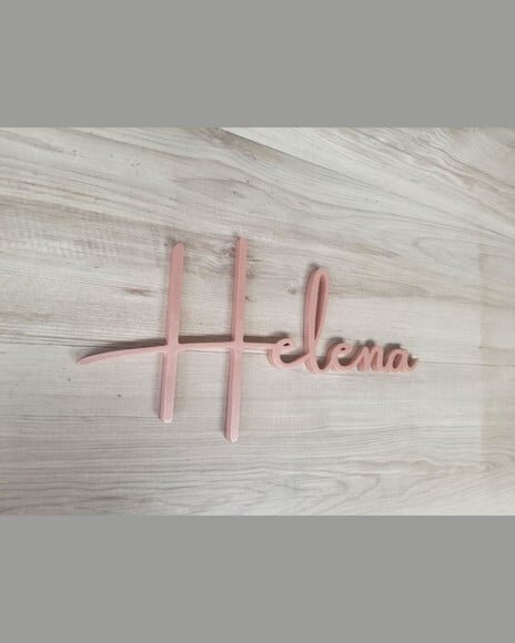 Nome de Parede Personalizado em mdf - Helena - 20 cm